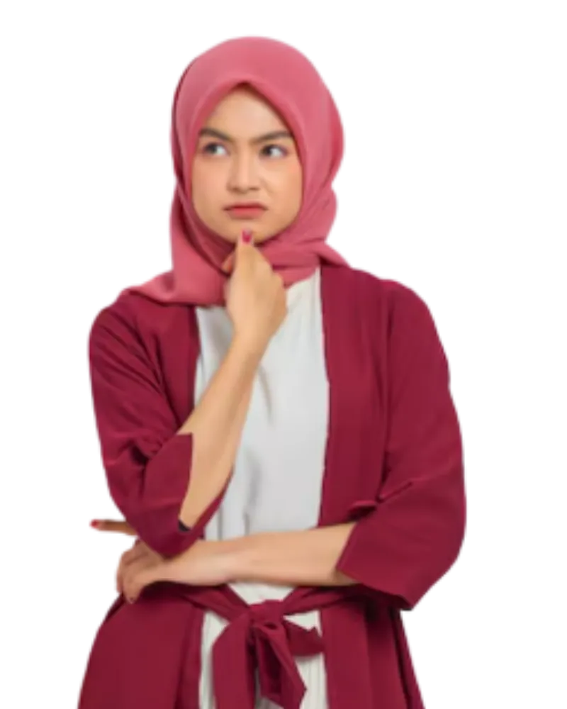 Woman with Question